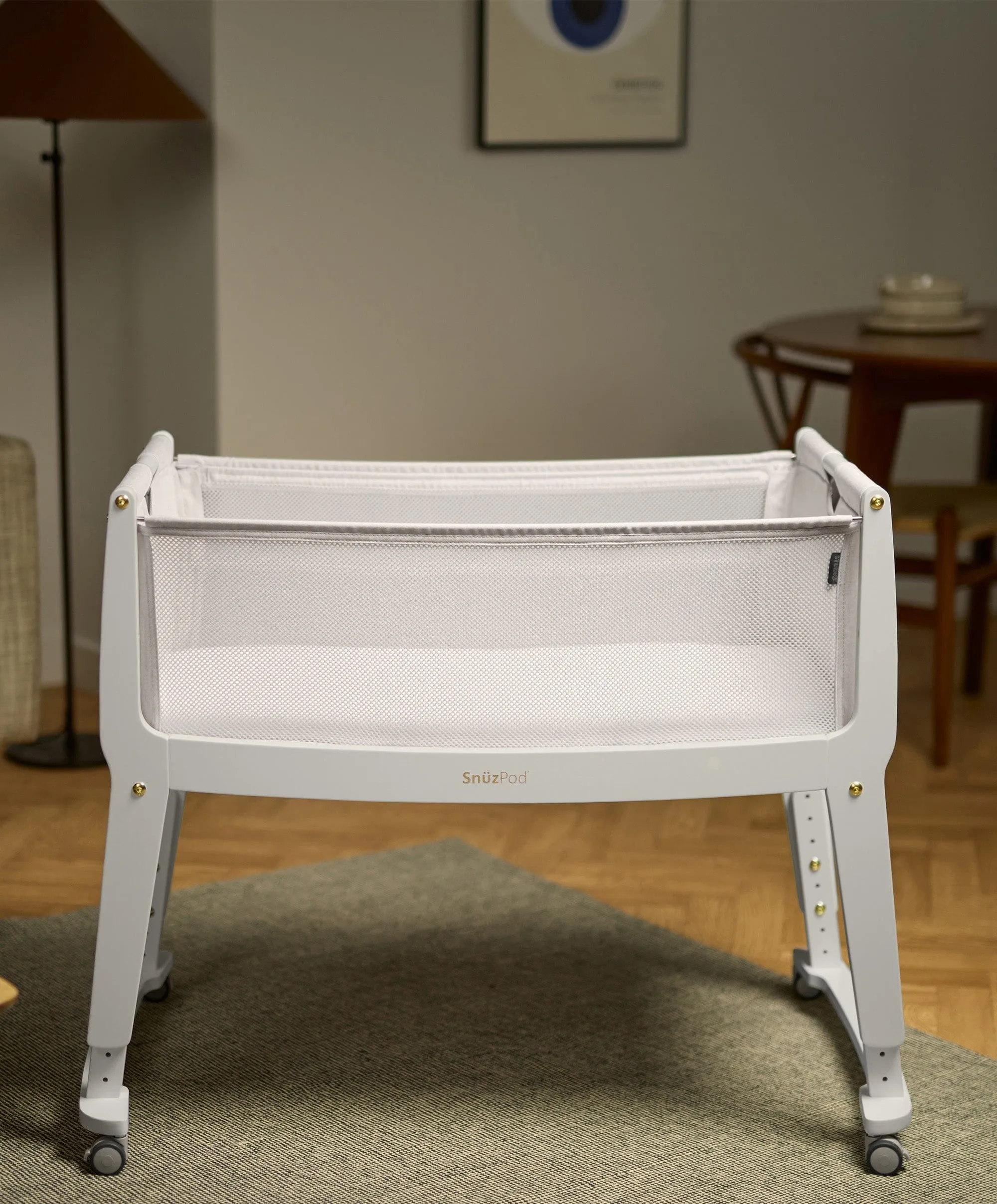 SnuzPod Studio Bedside Crib - Paris