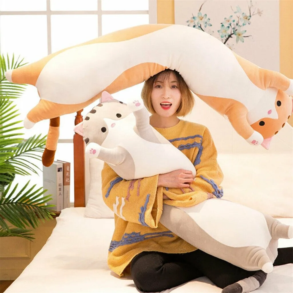 Soft Plush Animal Long Pillow