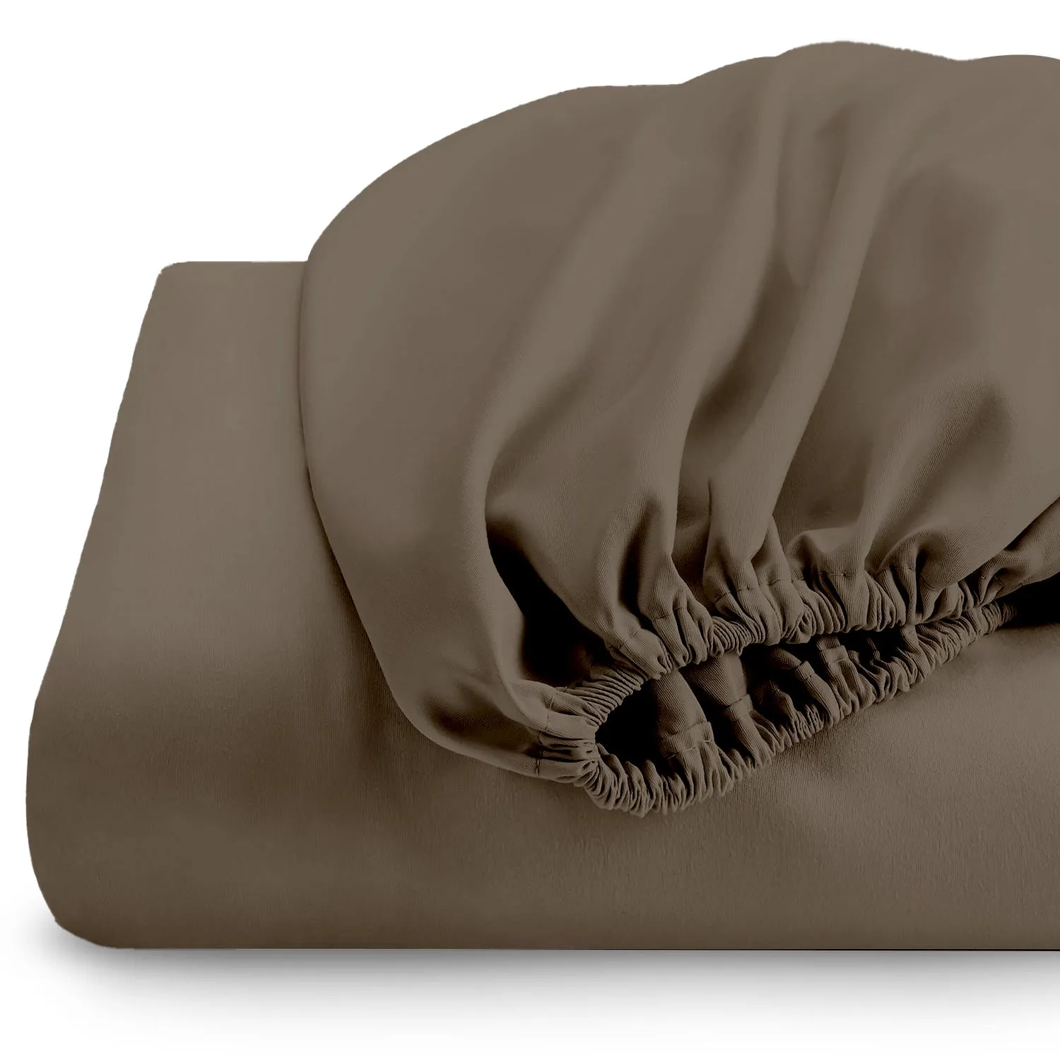 Super Soft Fitted sheet 180x200 30 CM - Khaki