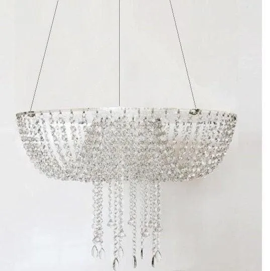 Suspended cake platform, cake Swing ,clear acrylic cake chandelier cake plate. by Crystal wedding uk