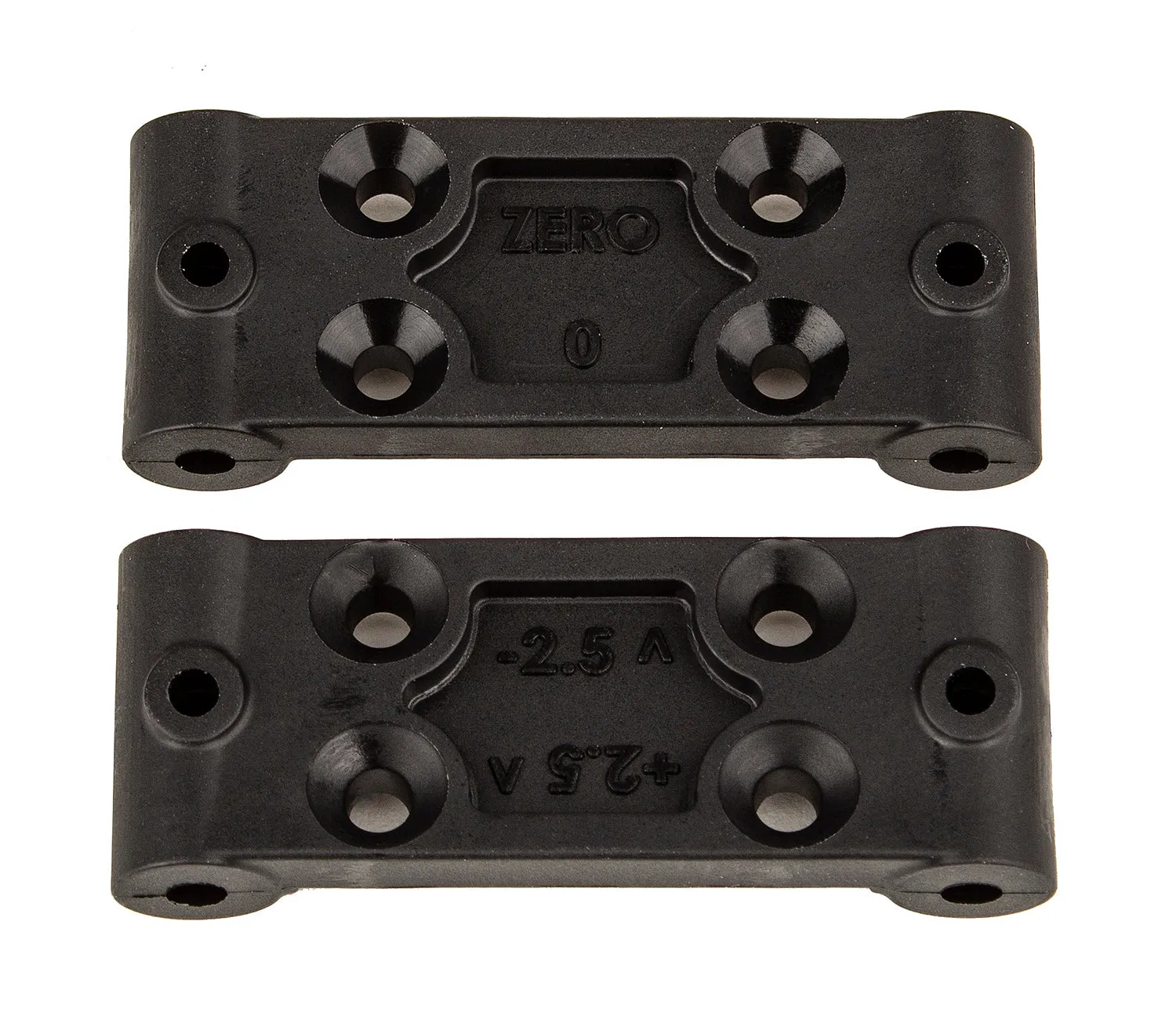 Team Associated RC10B6.4 Front Bulkhead Set, 0 and 2.5 deg. (ASS91979)