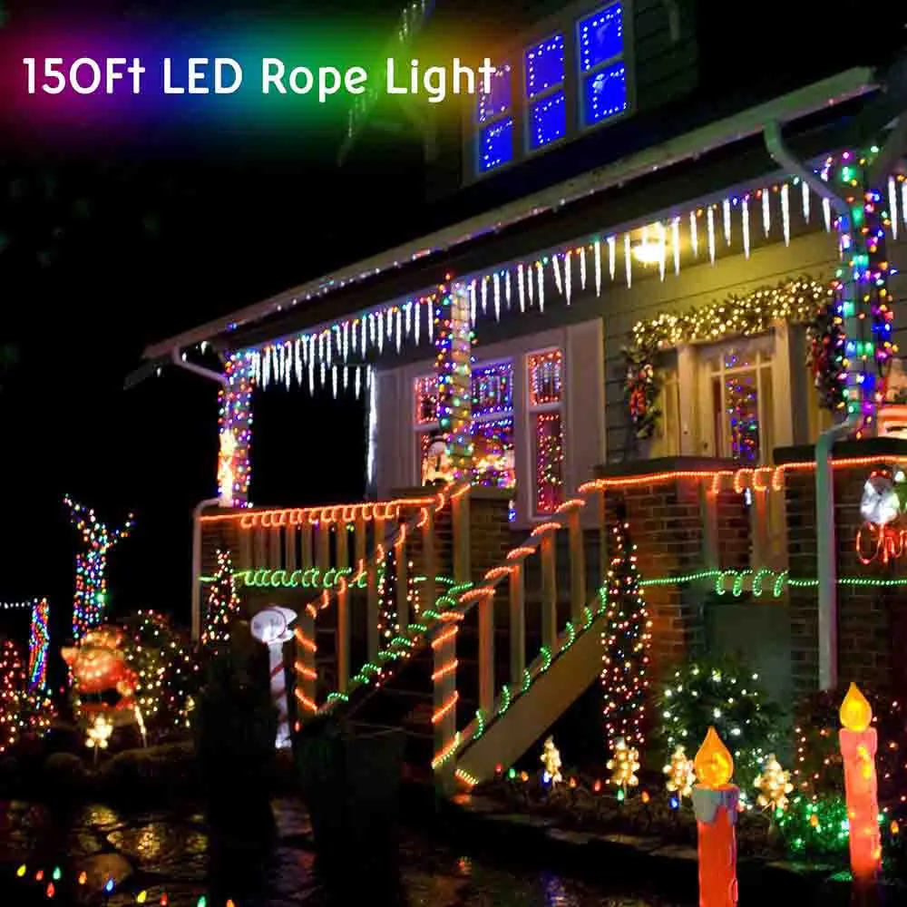 TheLAShop LED Rope Light Flexible Tube 150ft