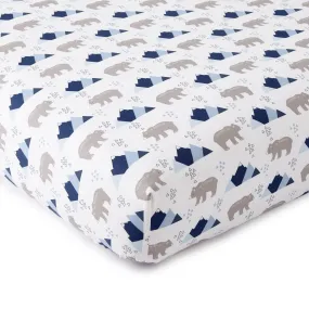 Trail Mix Mini Crib Fitted Crib Sheet