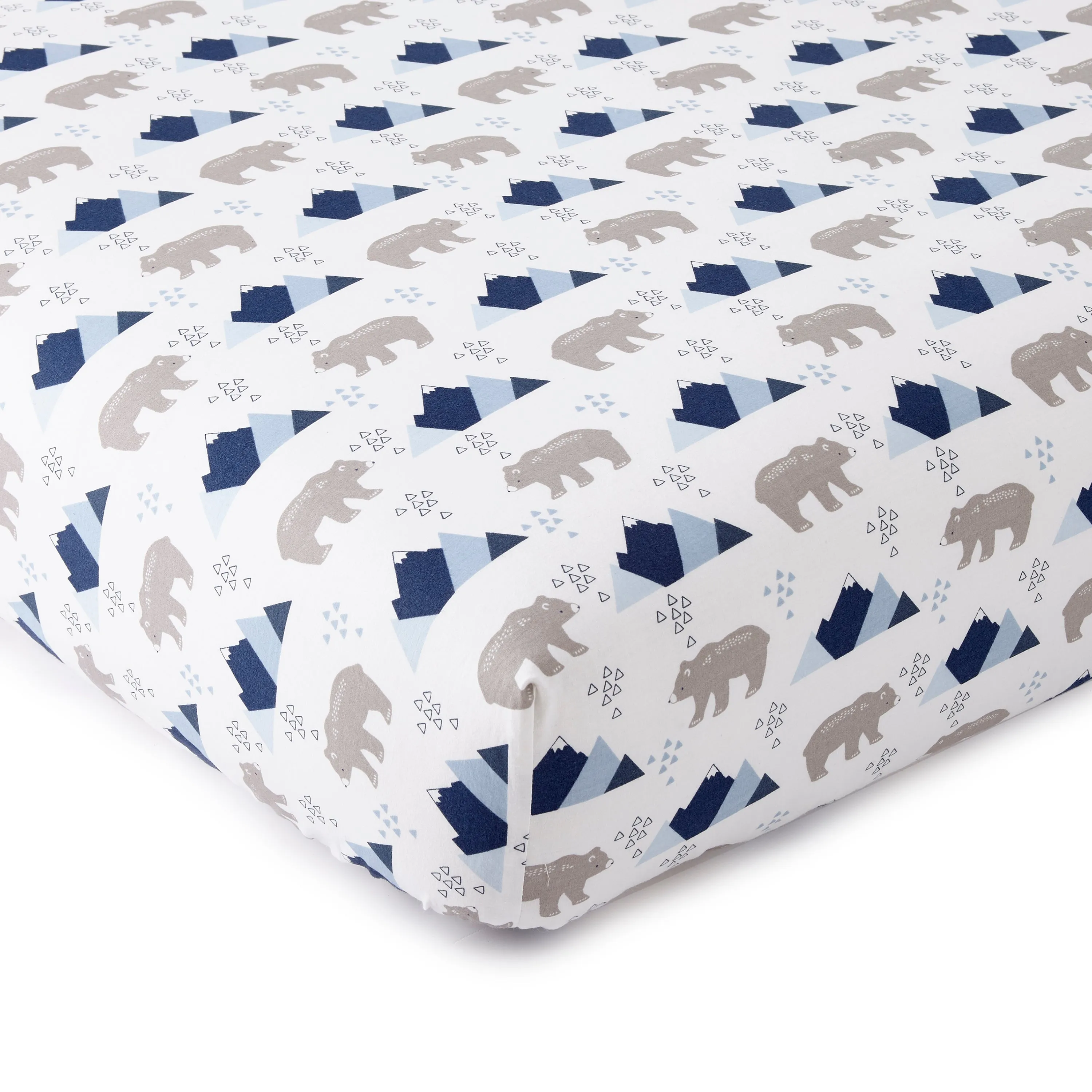 Trail Mix Mini Crib Fitted Crib Sheet