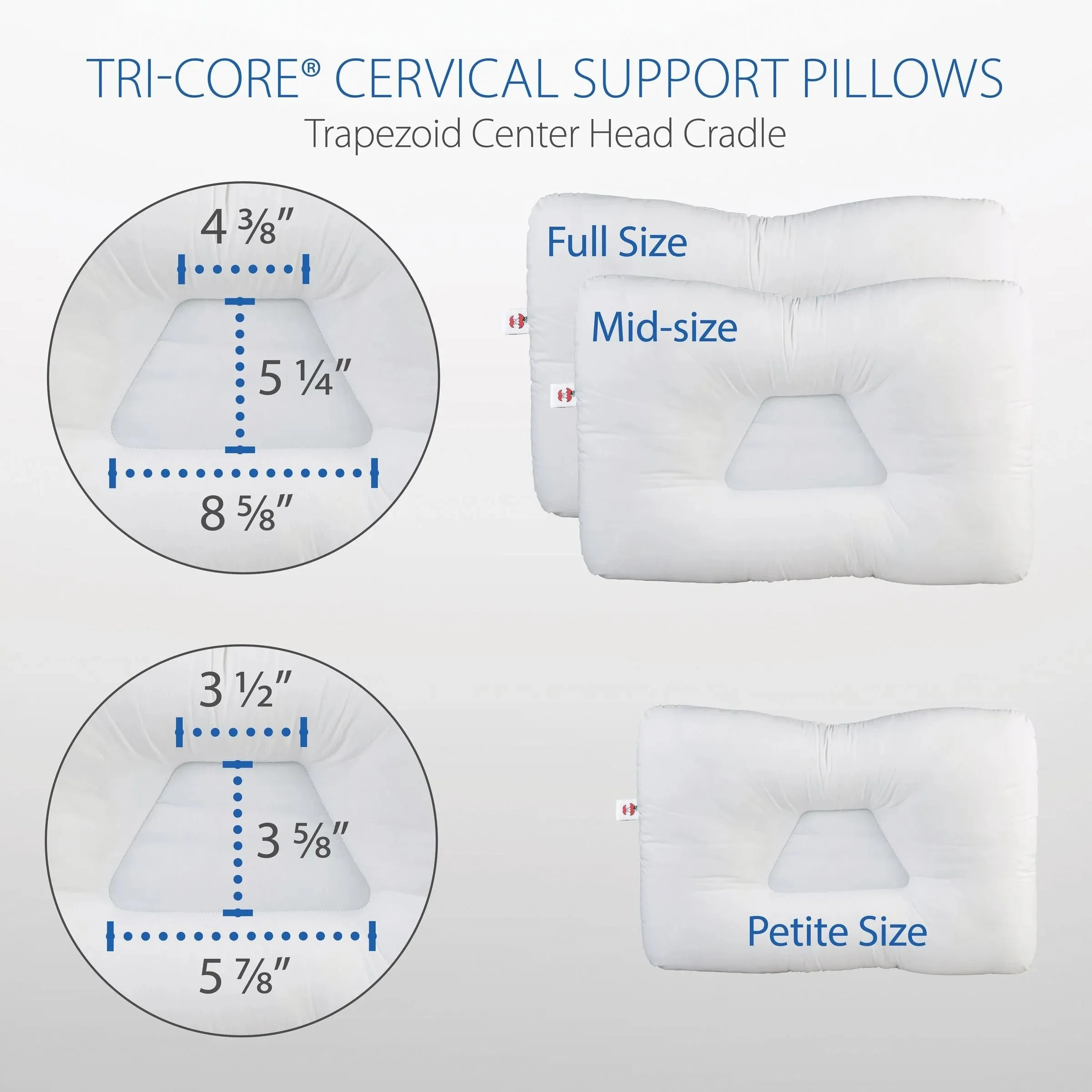 Tri-Core Cervical Support Pillow