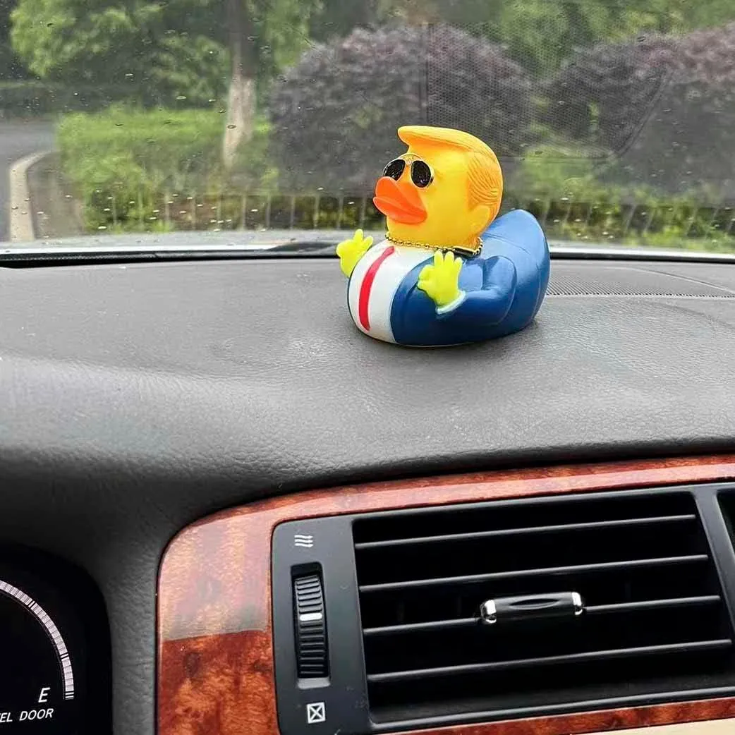 Trump Ducks Toys Car Dash Ornaments