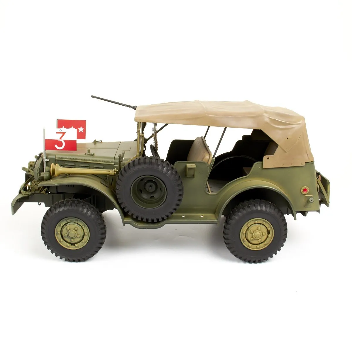 U.S. WWll General George Patton Ultimate Soldier 1/6 Scale Dodge WC57 Command Staff Car