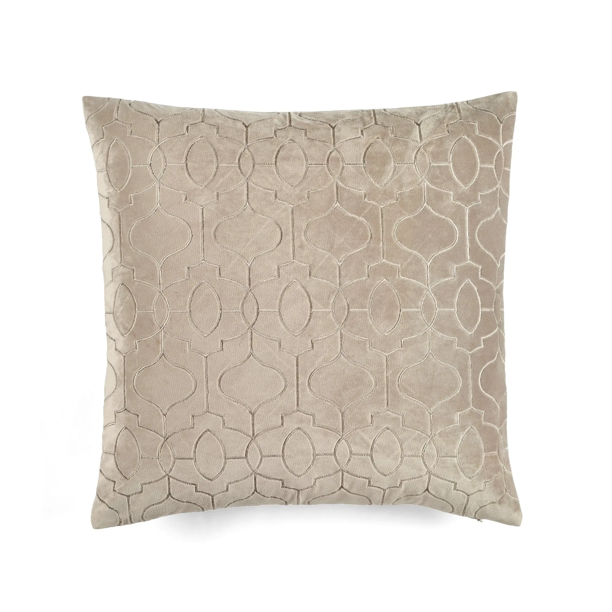 Velvet Geo Decorative Throw Pillow Cover