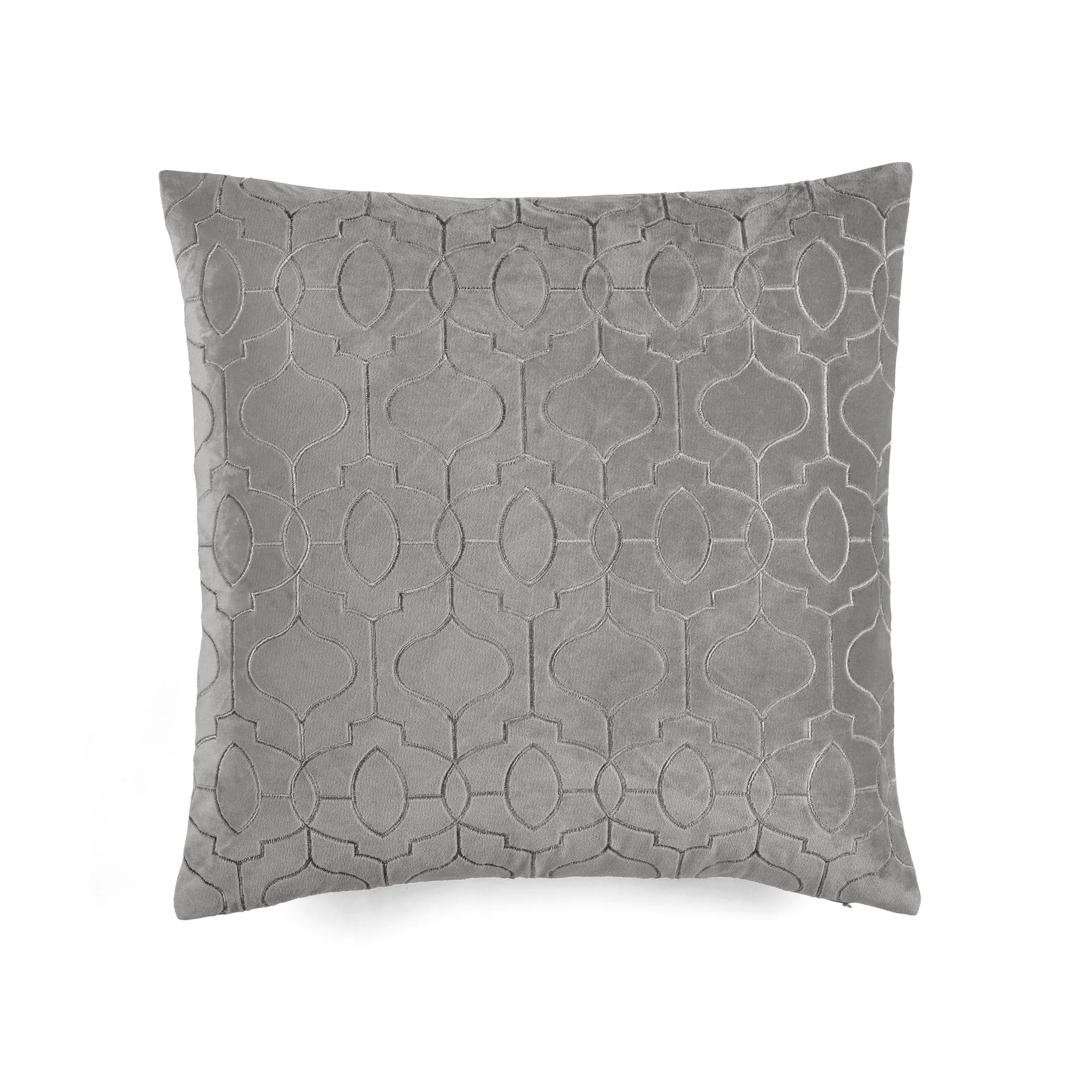 Velvet Geo Decorative Throw Pillow Cover