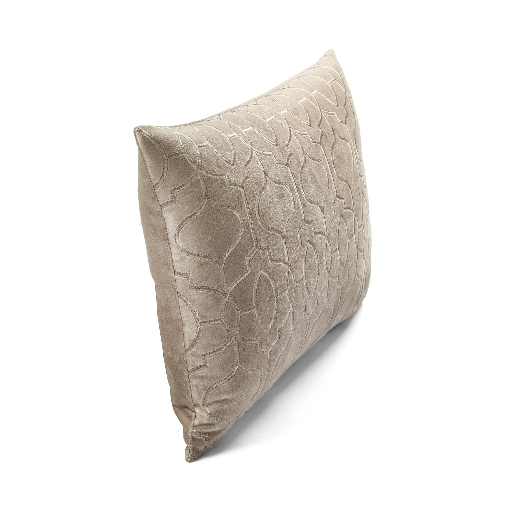 Velvet Geo Decorative Throw Pillow Cover