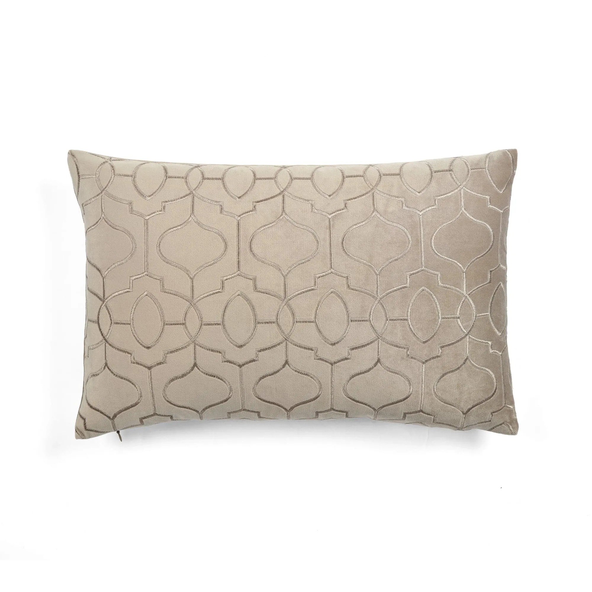 Velvet Geo Decorative Throw Pillow Cover