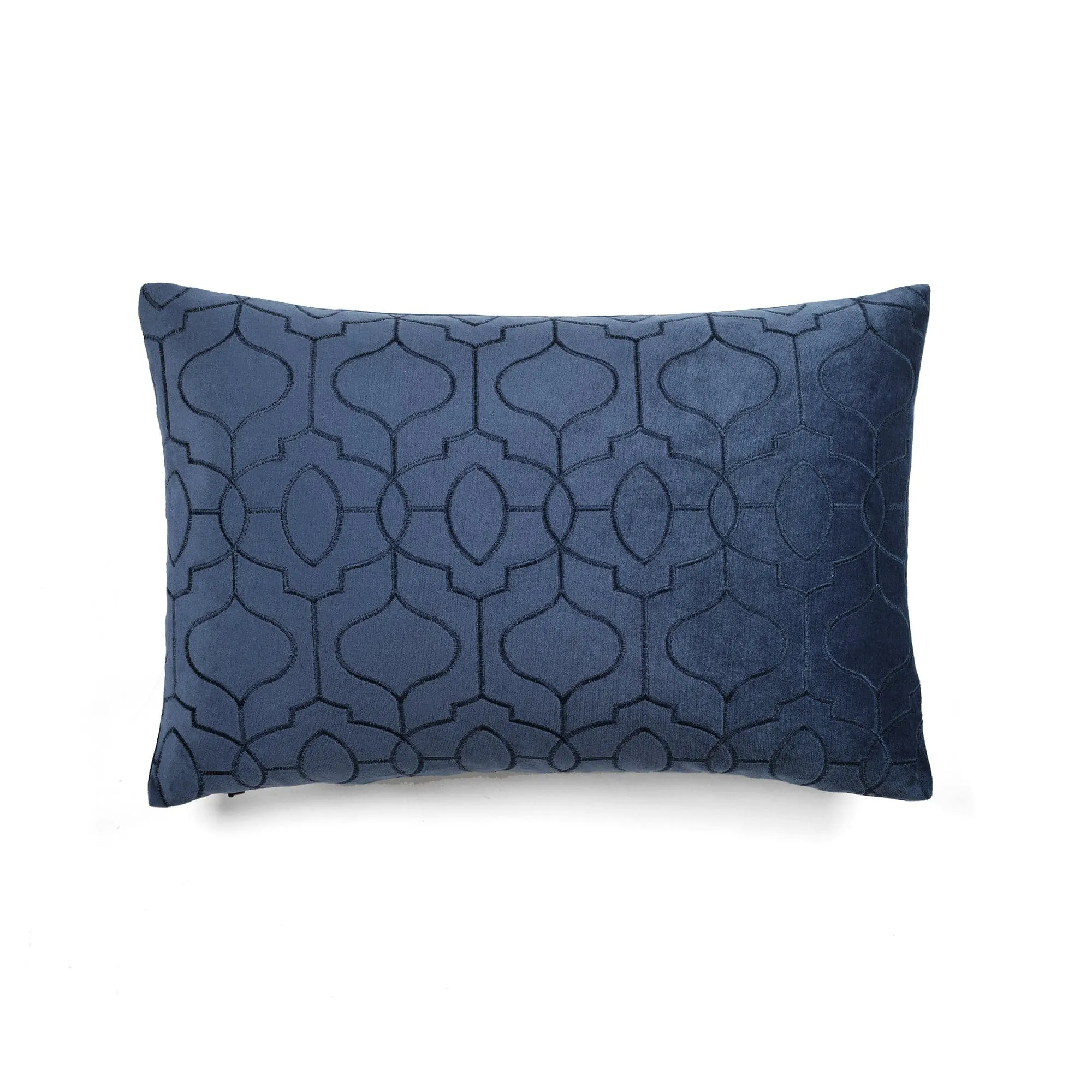 Velvet Geo Decorative Throw Pillow Cover