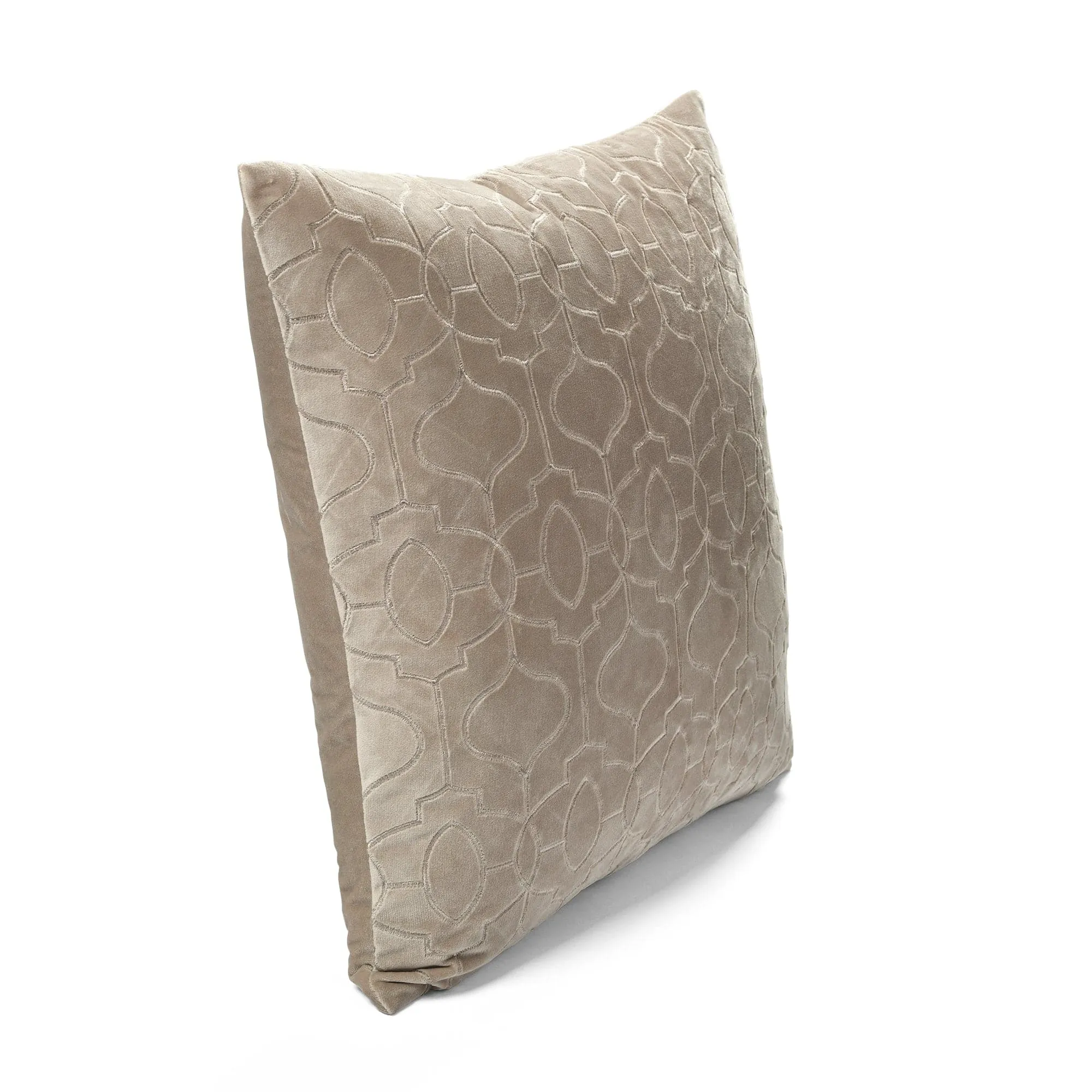 Velvet Geo Decorative Throw Pillow Cover