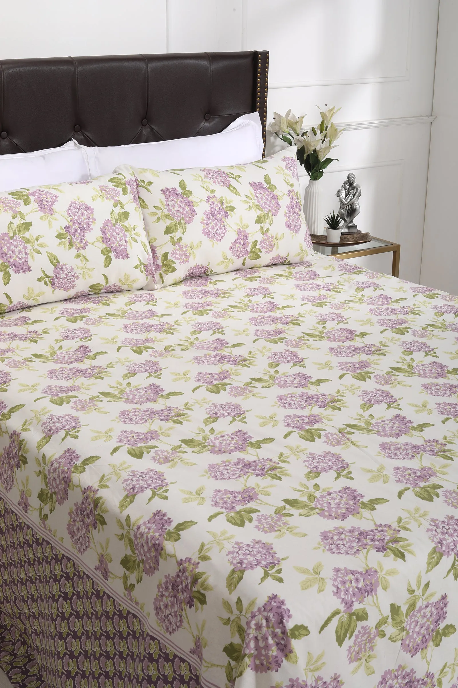 Victorian Bloom Cotton Bedsheet