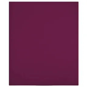 vidaXL Jersey Fitted Sheet Bordeaux 90x200 cm Cotton