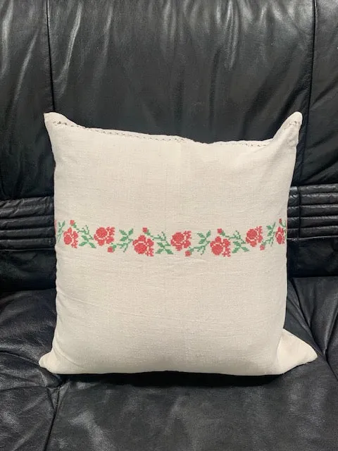 Vintage Linen Pillow  #5403