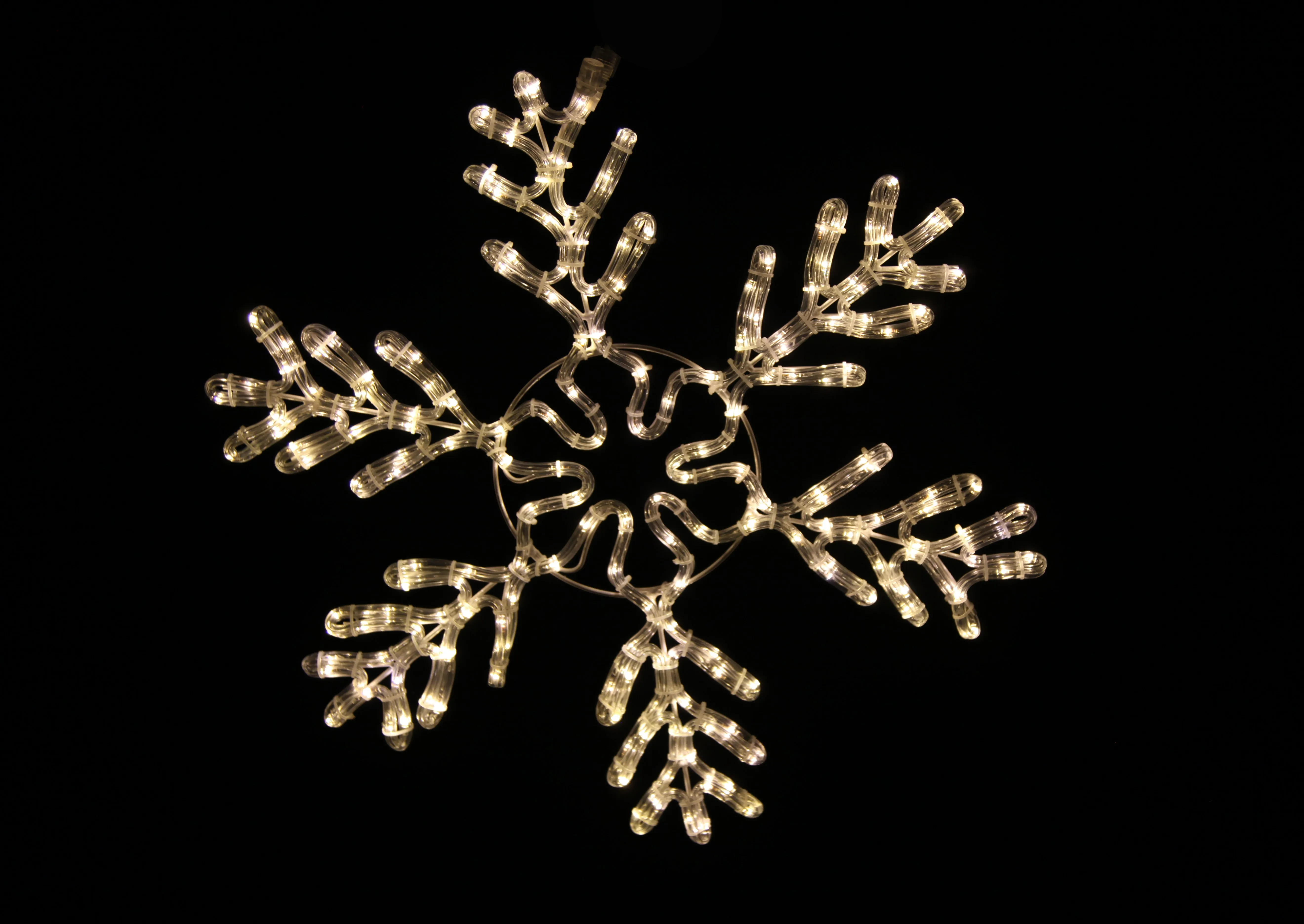 Warm White LED 48" Ice Snowflake