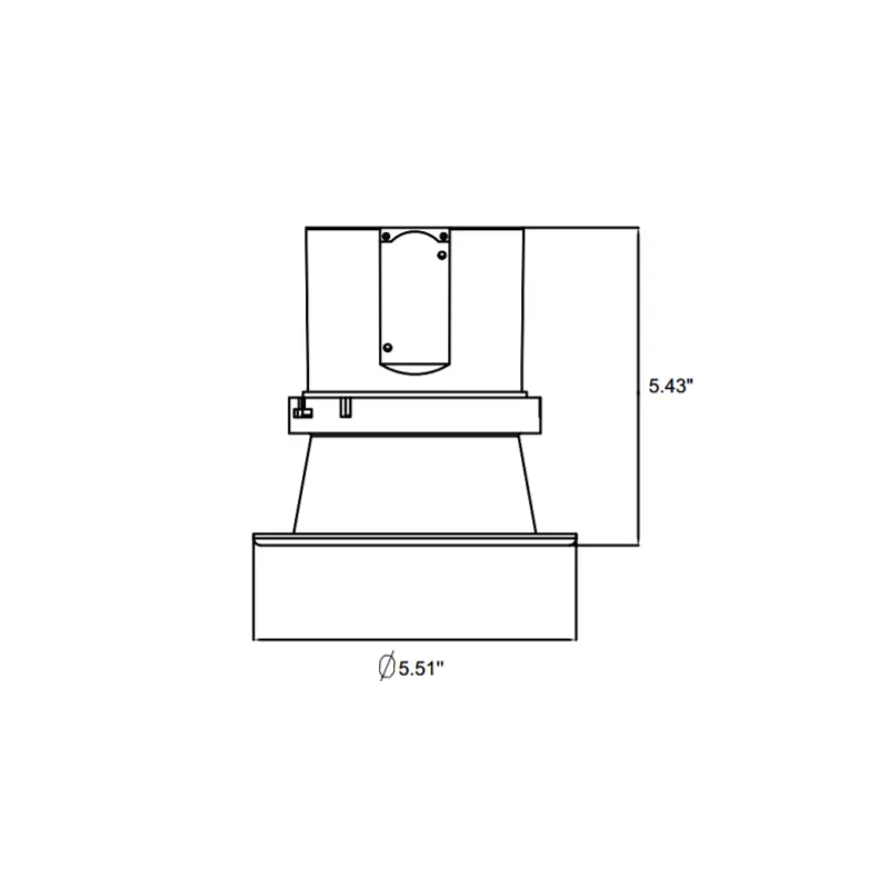 Westgate CRLC4 4" 20W LED Commercial Recessed Light, 3000K