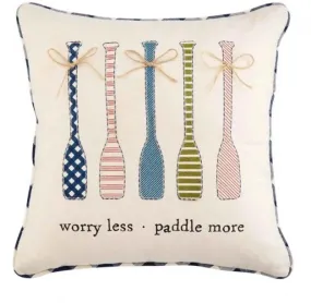 Worry Lake Applique Pillow