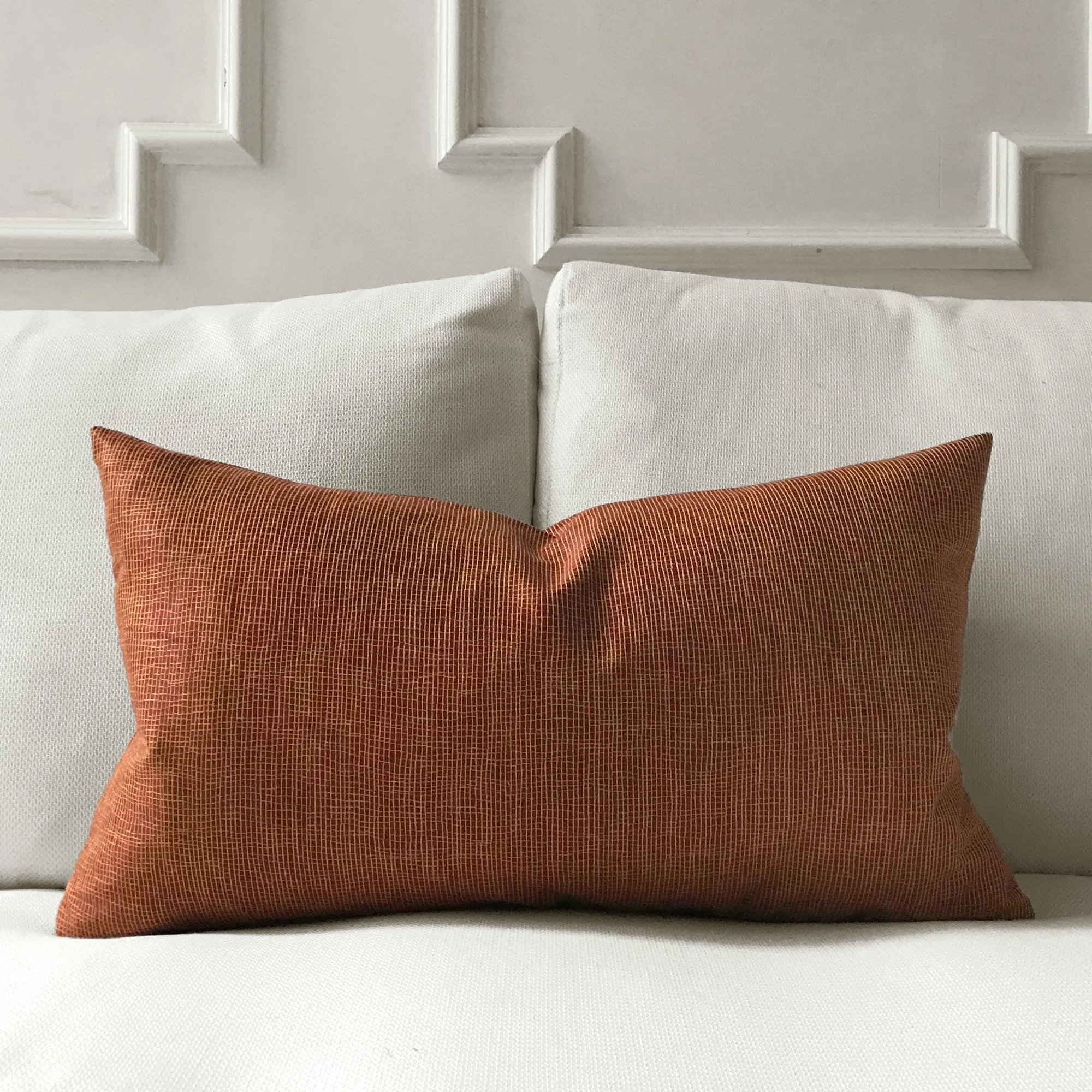 Woven Boho Lumbar Pillow Cover 15x26